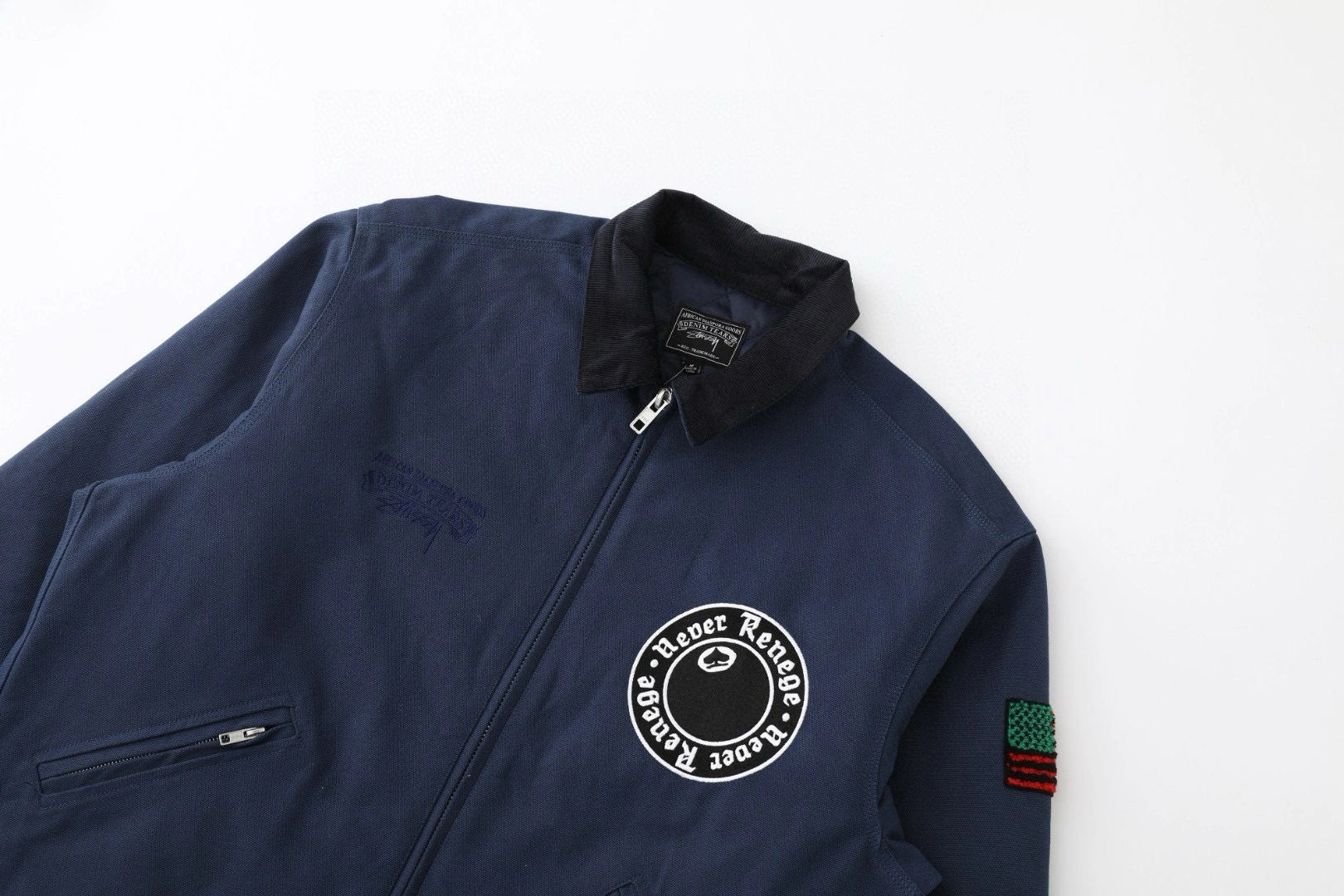 & wg.luxury-- St00 X Denim Tears 25SS Canvas Jacket embroidery item:E-F402E1517